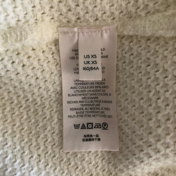 We The Free NWT Shes A Keeper Cozy Neutral Ribbed Funnel Neck Sweater Ivory XS - Picture 11 of 14